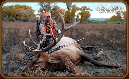 Cory with his great 6 point Bull taken with Silver Peaks Outfitters in SW Colorado's San Juan National Forest