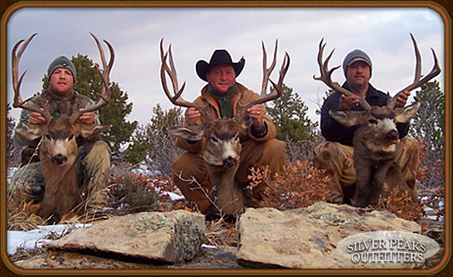 Taking big wallhanger Trophy Colorado Mule Deer Bucks like these keeps Kody, Brandon & Joe coming back every year